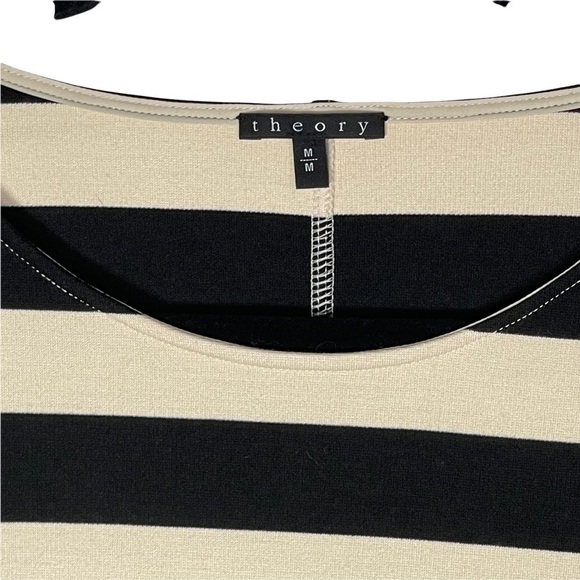 THEORY Striped Onita Dress Size Medium - Picture 5 of 16